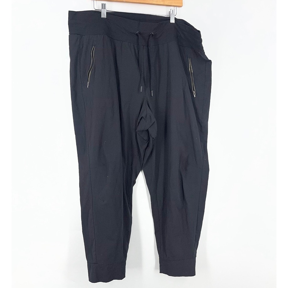 Athleta Trekkie Mid Rise Legacy Jogger Pants Womens‎ Ripstop Hiking Size 22